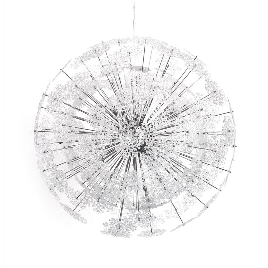 Snowflake loftslampe - Chrome