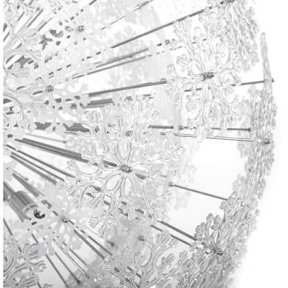Snowflake loftslampe - Chrome