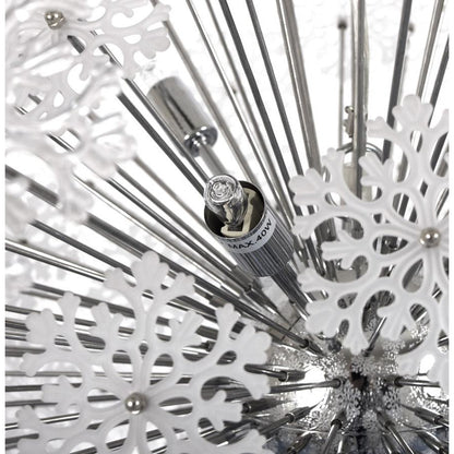 Snowflake loftslampe - Chrome