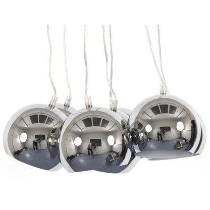 Eklektik loftslampe - Chrome