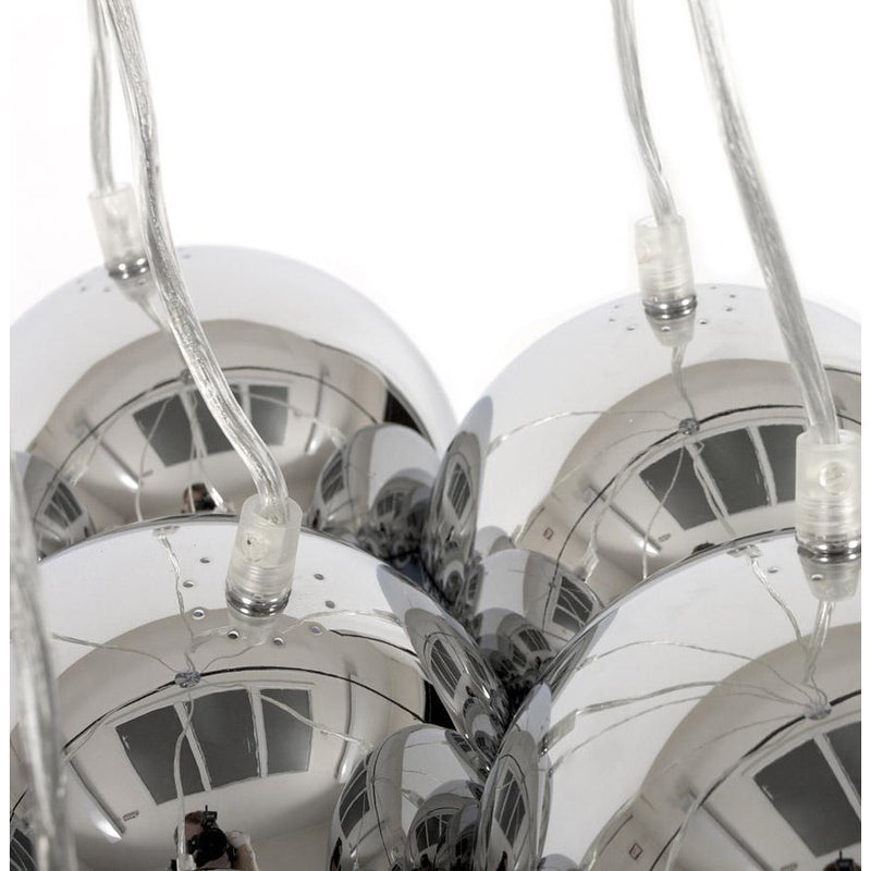 Eklektik loftslampe - Chrome