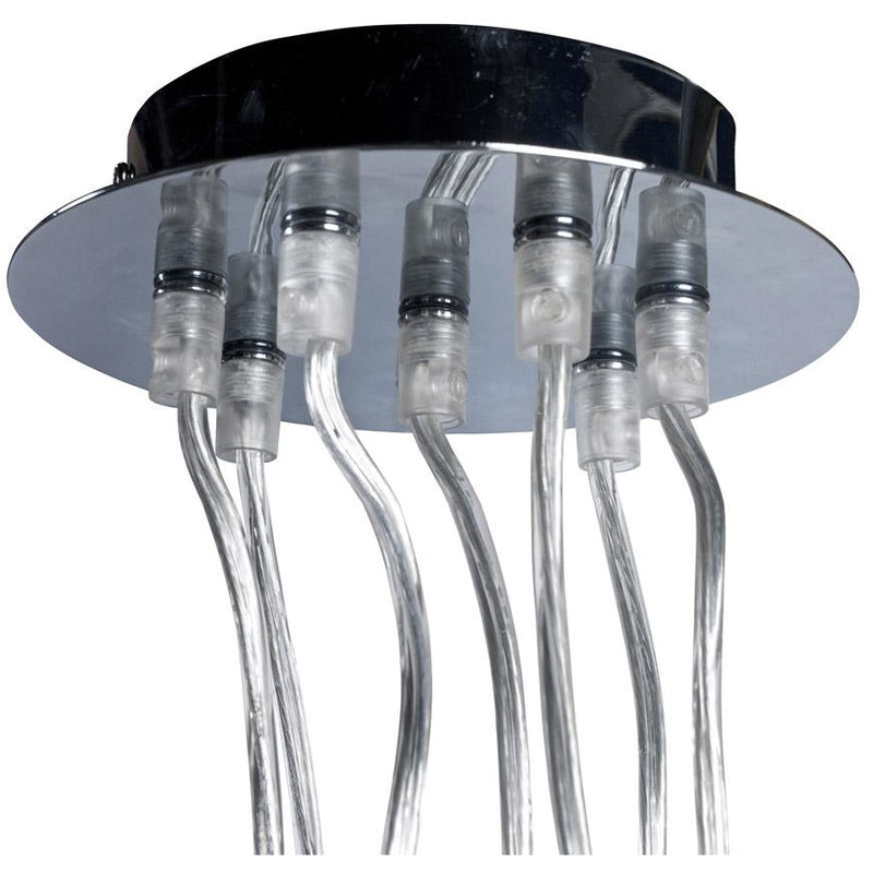 Eklektik loftslampe - Chrome