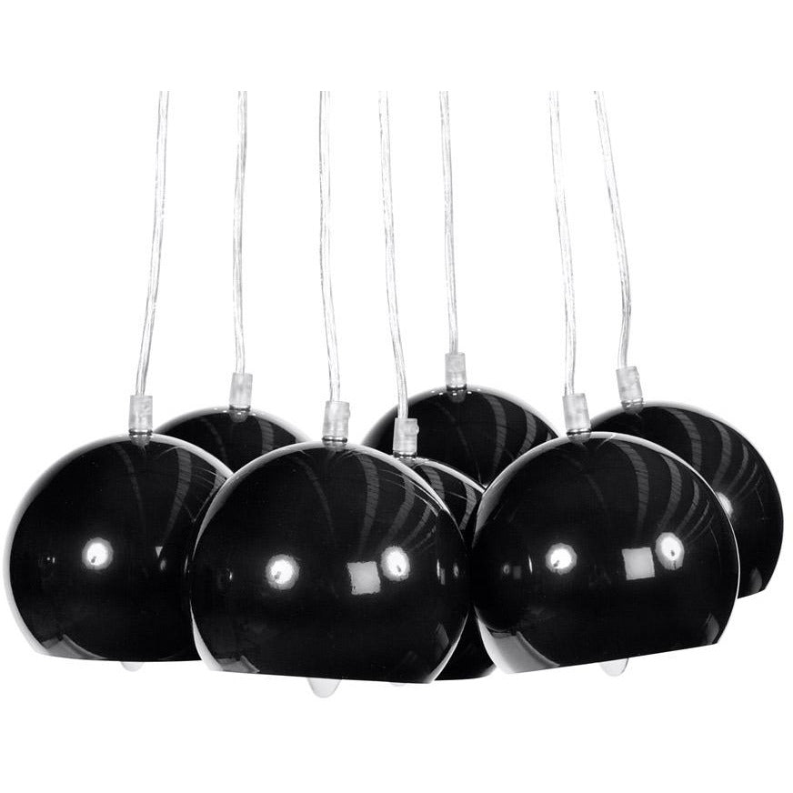 Eklektik loftslampe - Sort