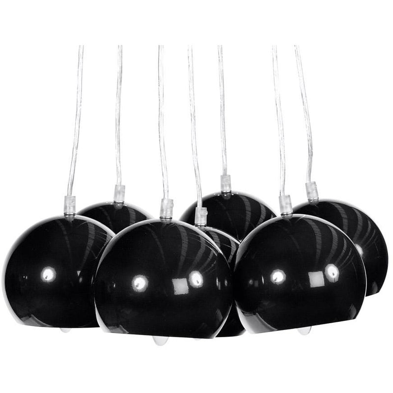 Eklektik loftslampe - Sort