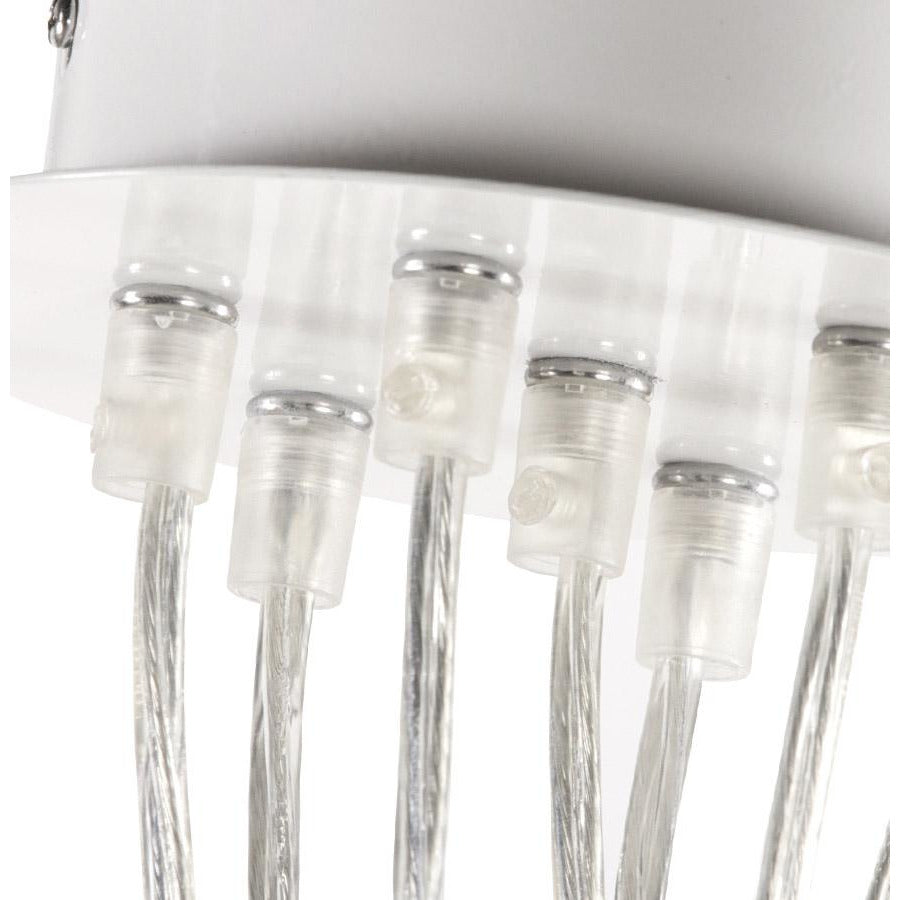 Eklektik loftslampe - Hvid