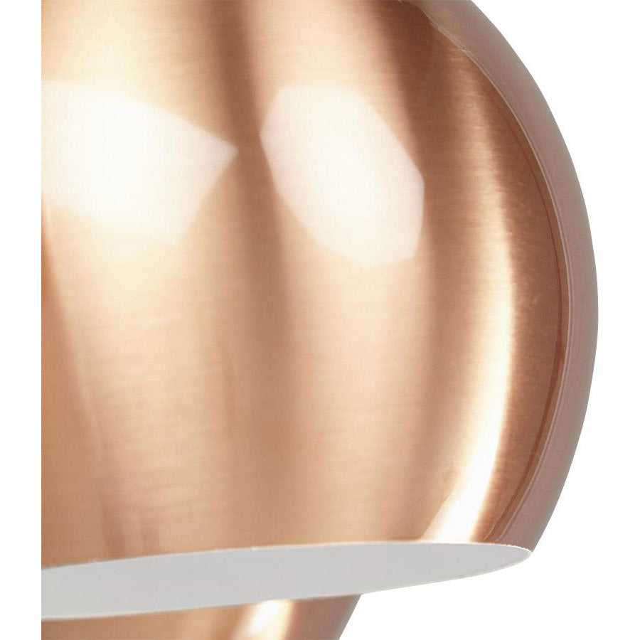 Skal Loftslampe - Kobber hvid