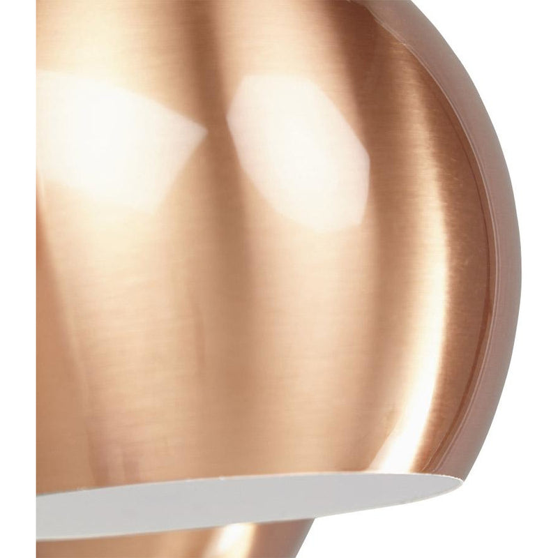 Skal Loftslampe - Kobber hvid