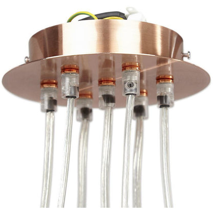 Skal Loftslampe - Kobber hvid