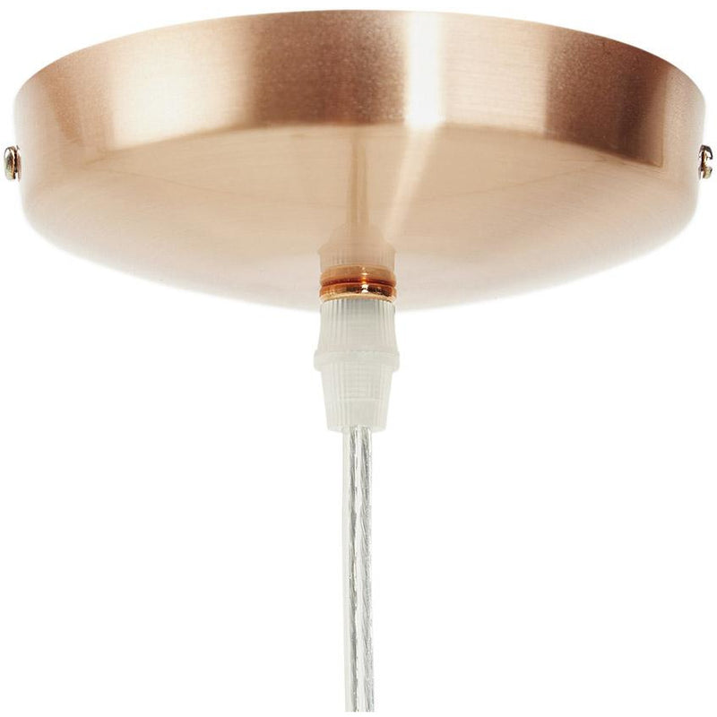 Tabora Loftslampe - Kobber hvid