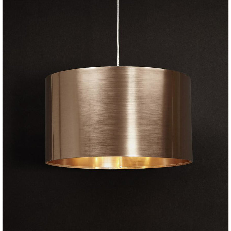 Tabora Loftslampe - Kobber hvid