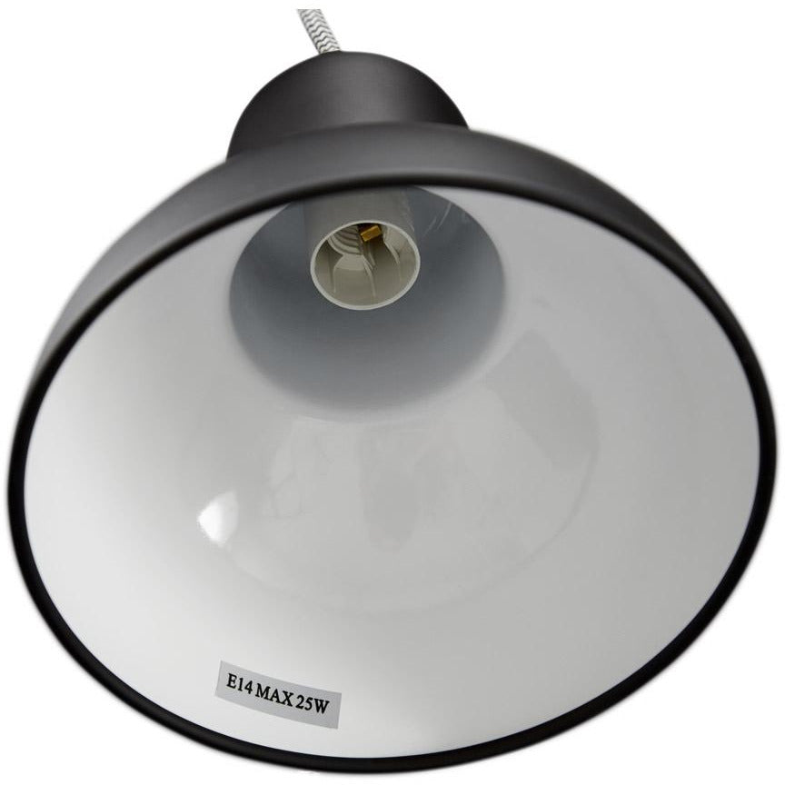 Pengang loftslampe - Sort