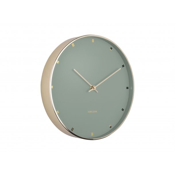 Karlsson Vægur Wall Clock Petite - Grøn