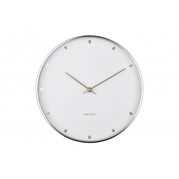 Karlsson Vægur Wall Clock Petite - Hvid