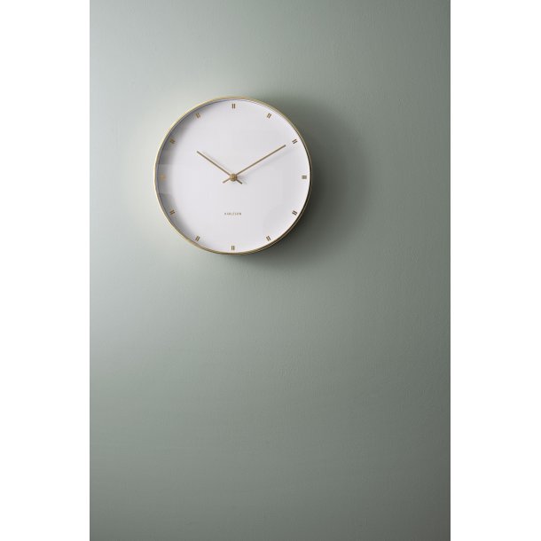 Karlsson Vægur Wall Clock Petite - Hvid