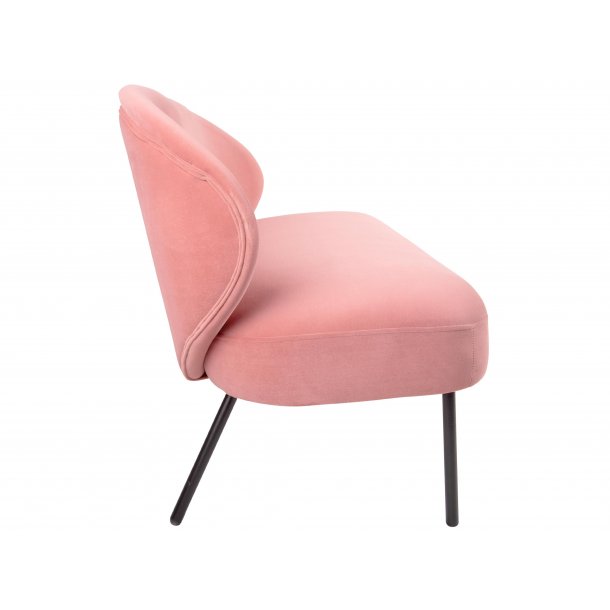 Leitmotiv Sofa Puffed - Faded pink