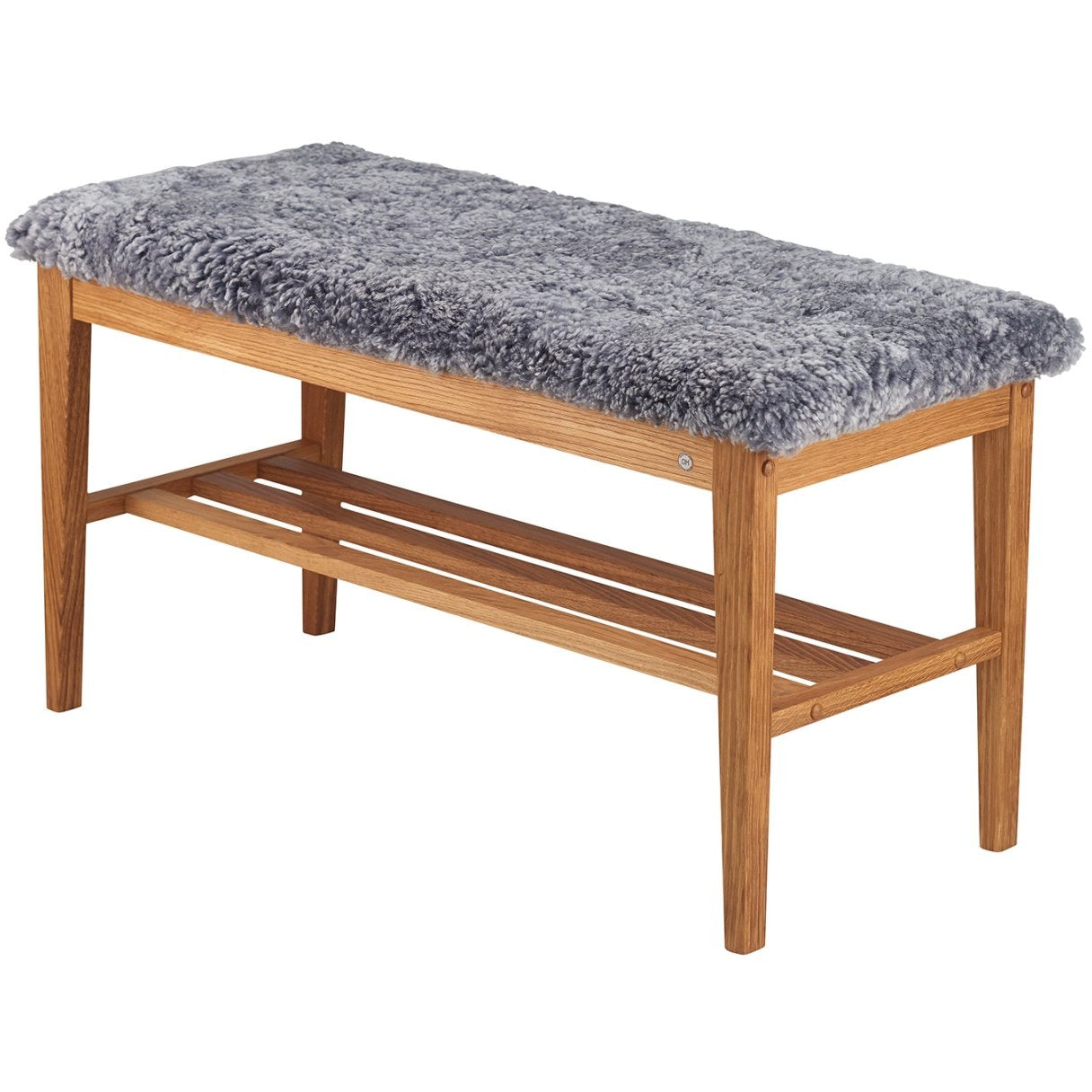 Nadja bænk i brun - 90 cm