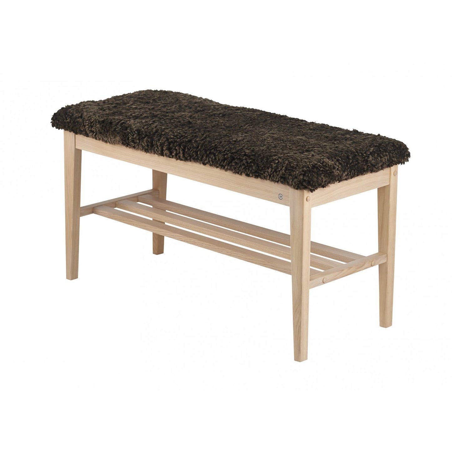 Nadja bænk hvidolieret - 90 cm