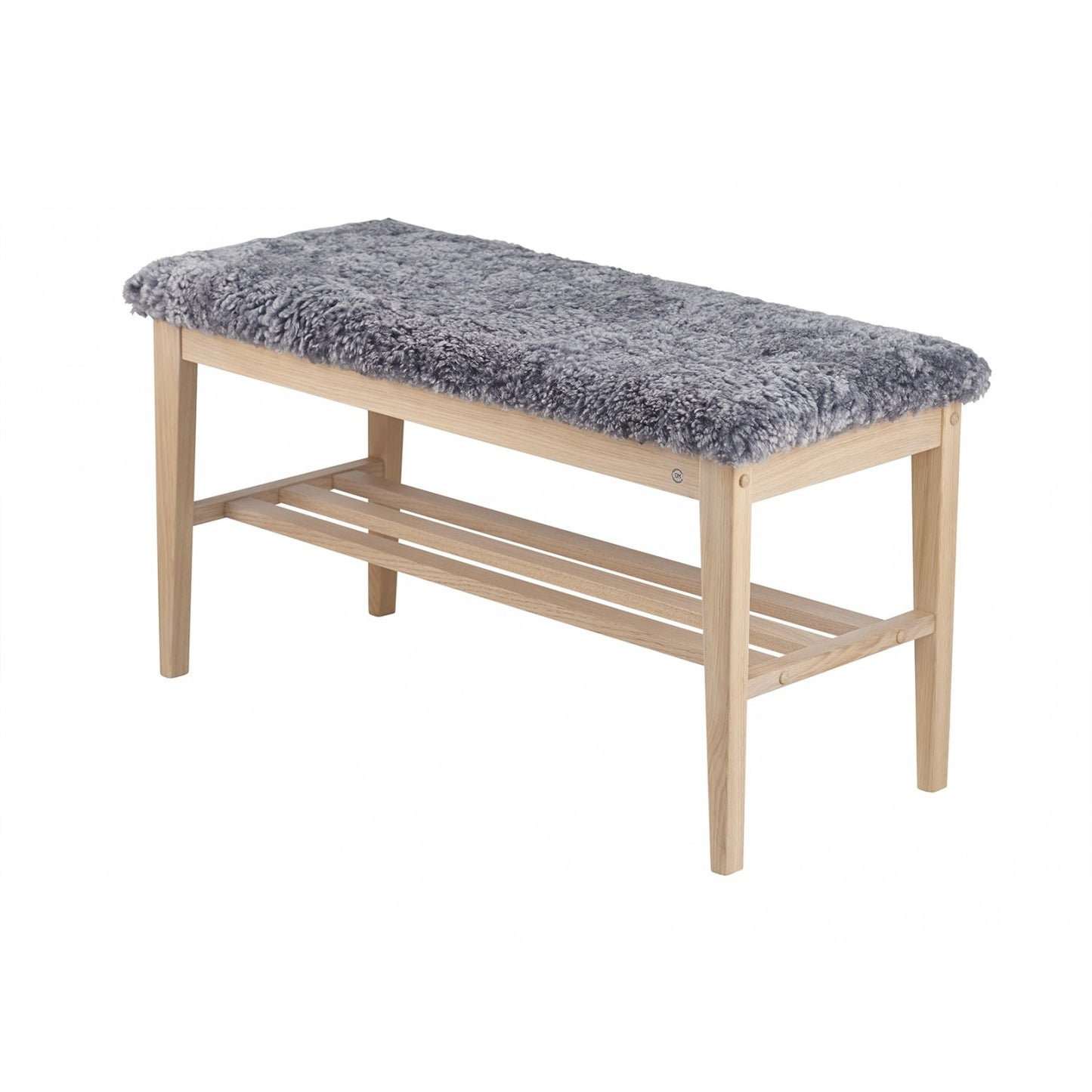 Nadja bænk hvidolieret - 90 cm