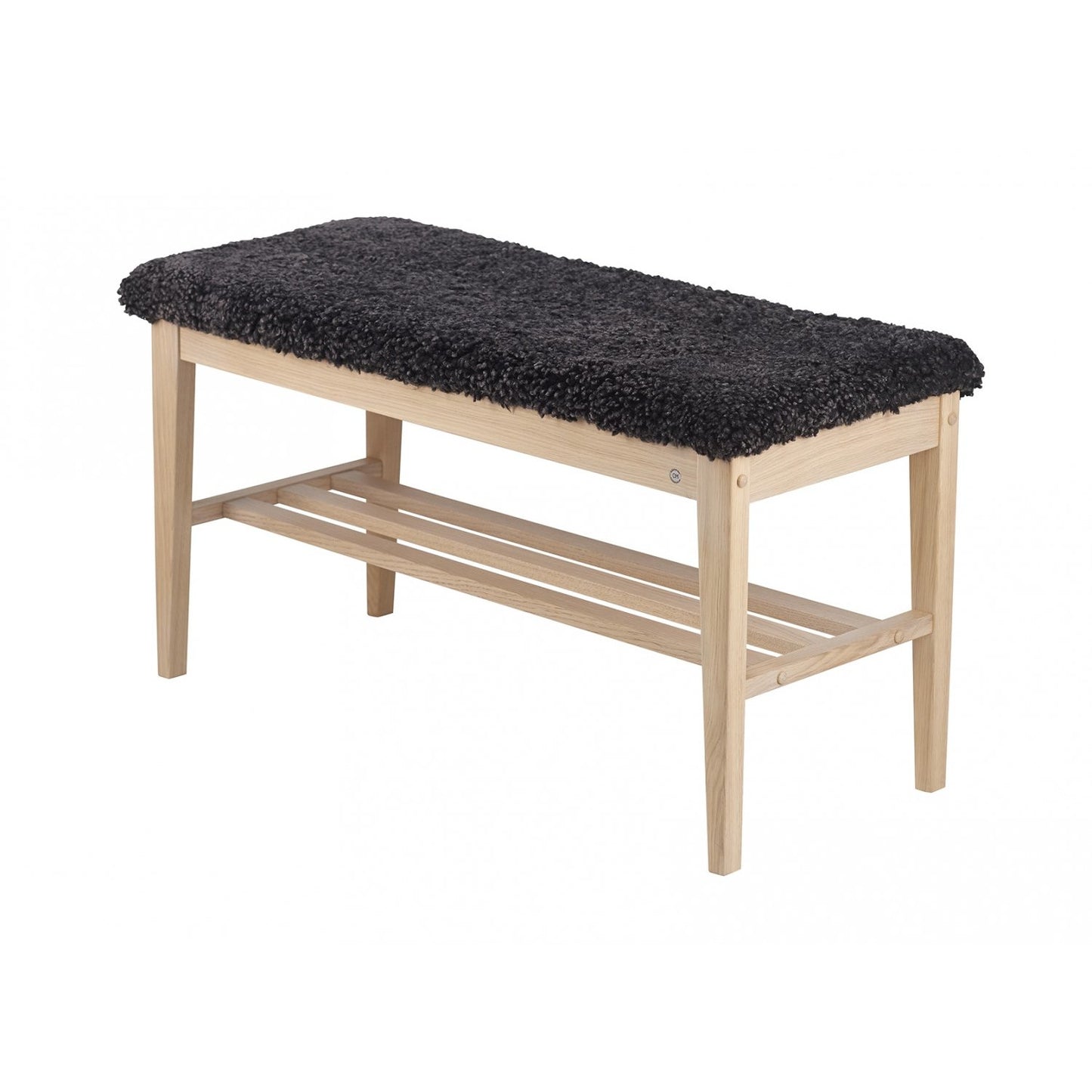 Nadja bænk hvidolieret - 90 cm