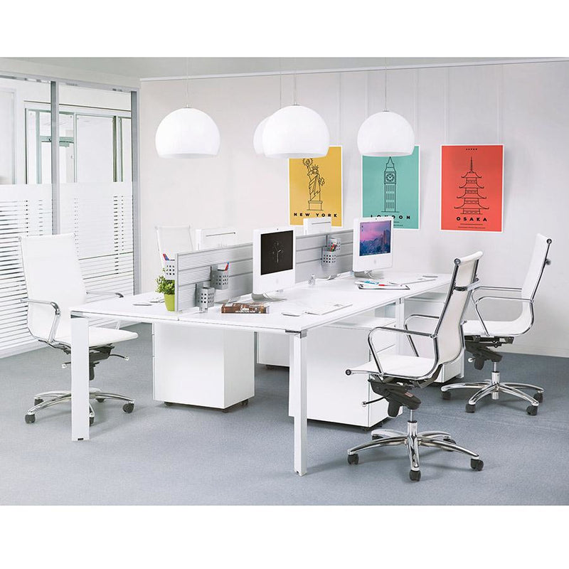 Liana kontorstol - Hvid