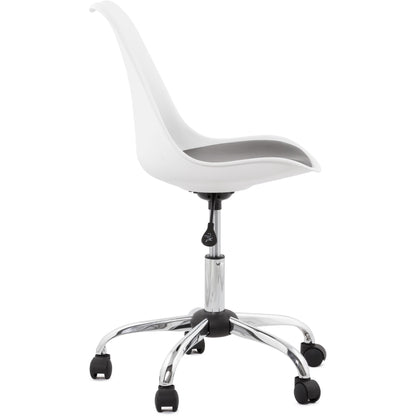 Edea Kontorstol - Hvid & Sort