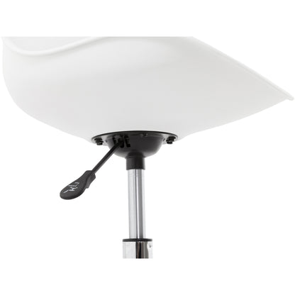 Edea Kontorstol - Hvid & Sort