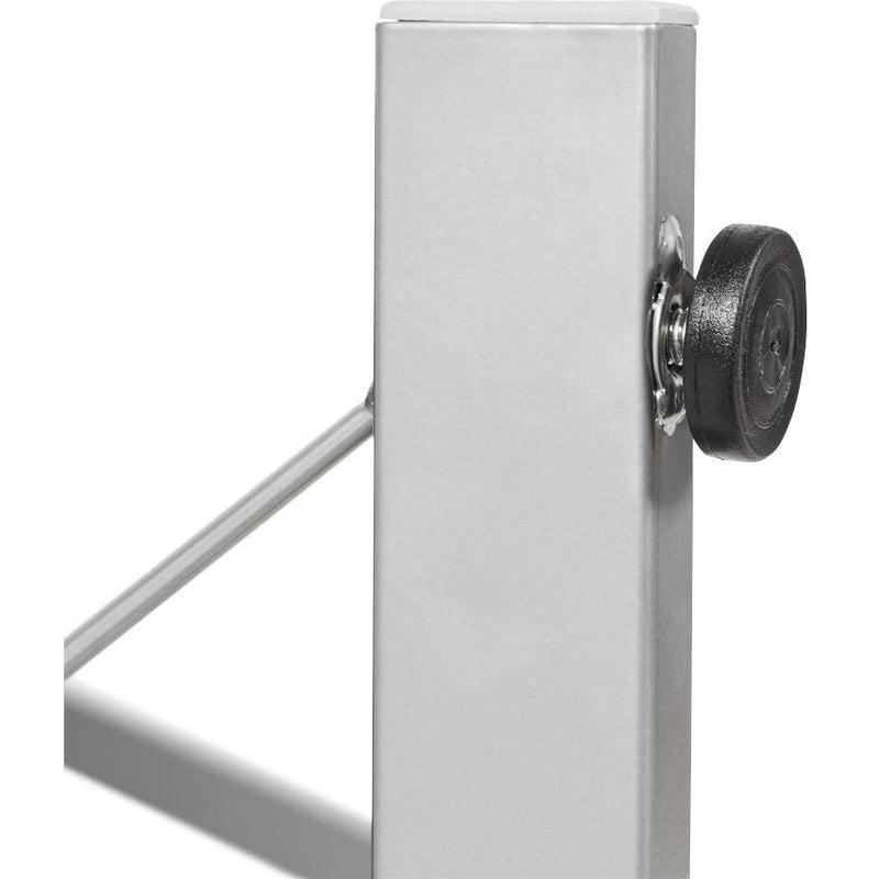 Sort skrivebord med glasplade TASTIERA