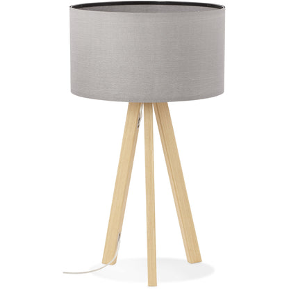 Bordlampe med lampeskærm - Trivet Grå