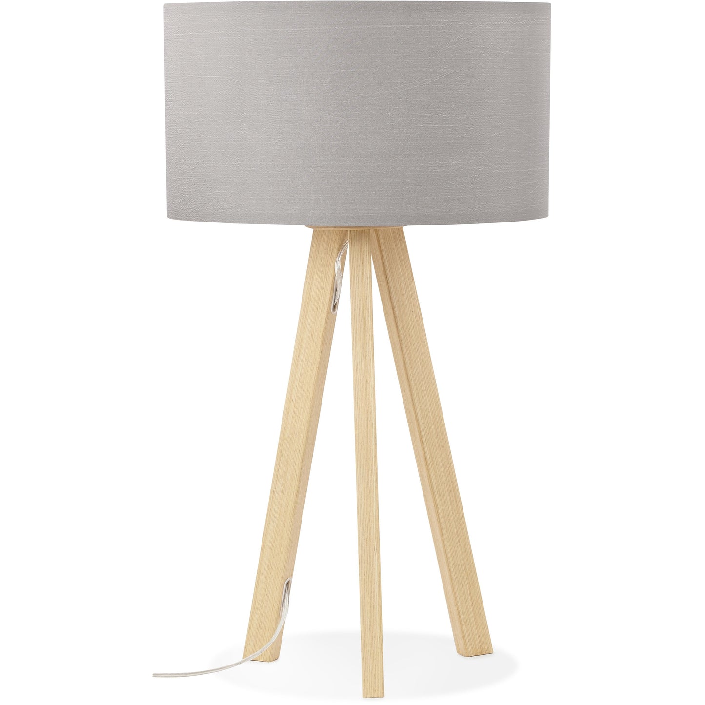 Bordlampe med lampeskærm - Trivet Grå