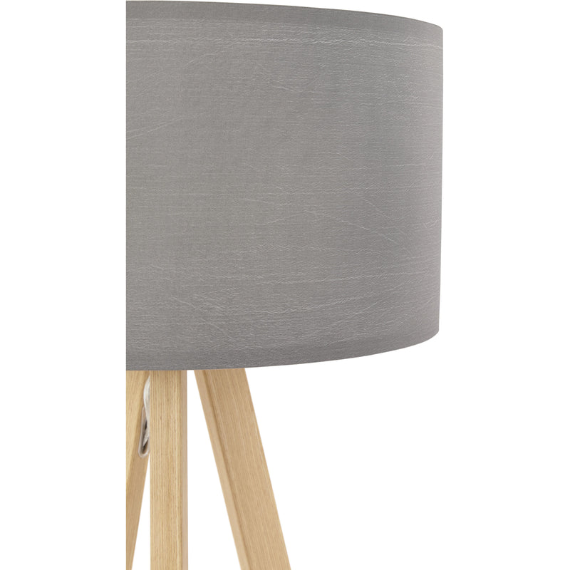 Bordlampe med lampeskærm - Trivet Grå