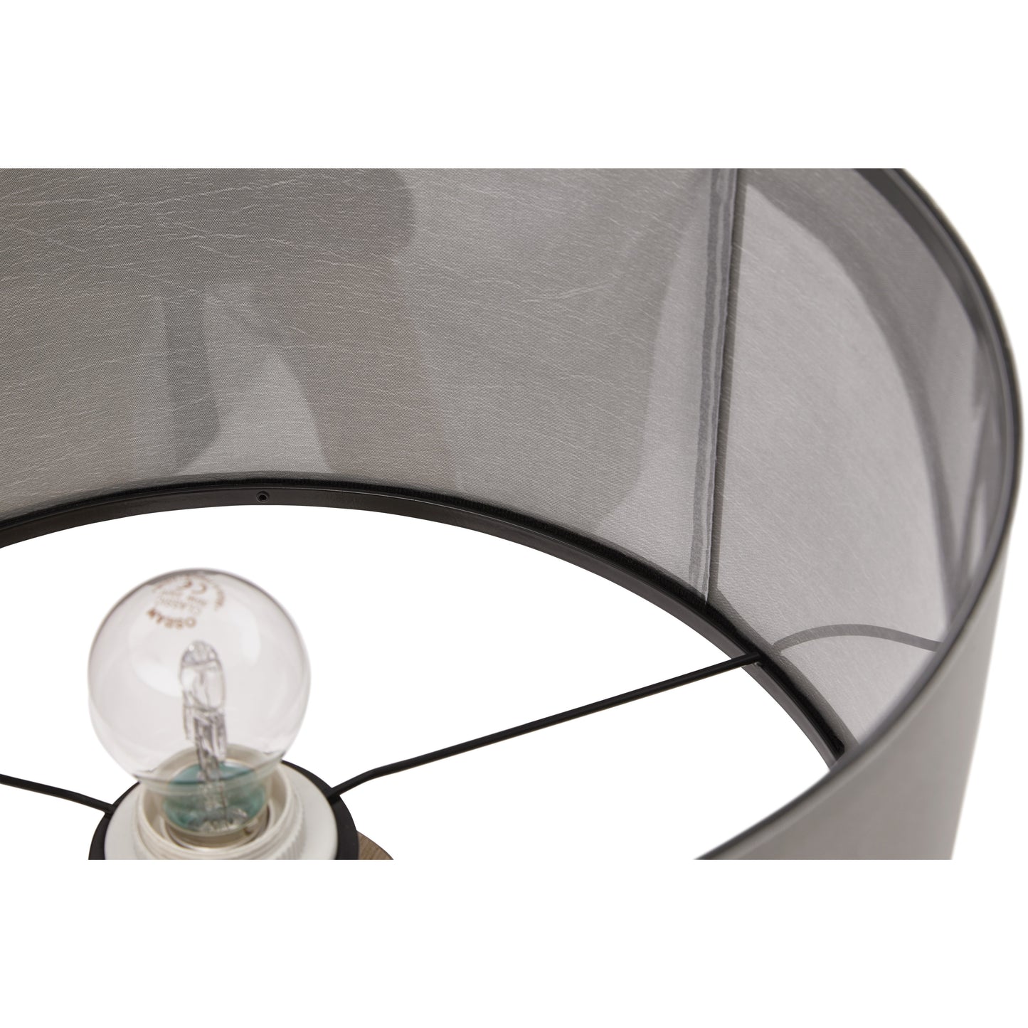 Bordlampe med lampeskærm - Trivet Grå