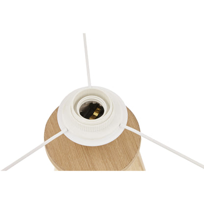 Bordlampe med lampeskærm - Trivet Hvid