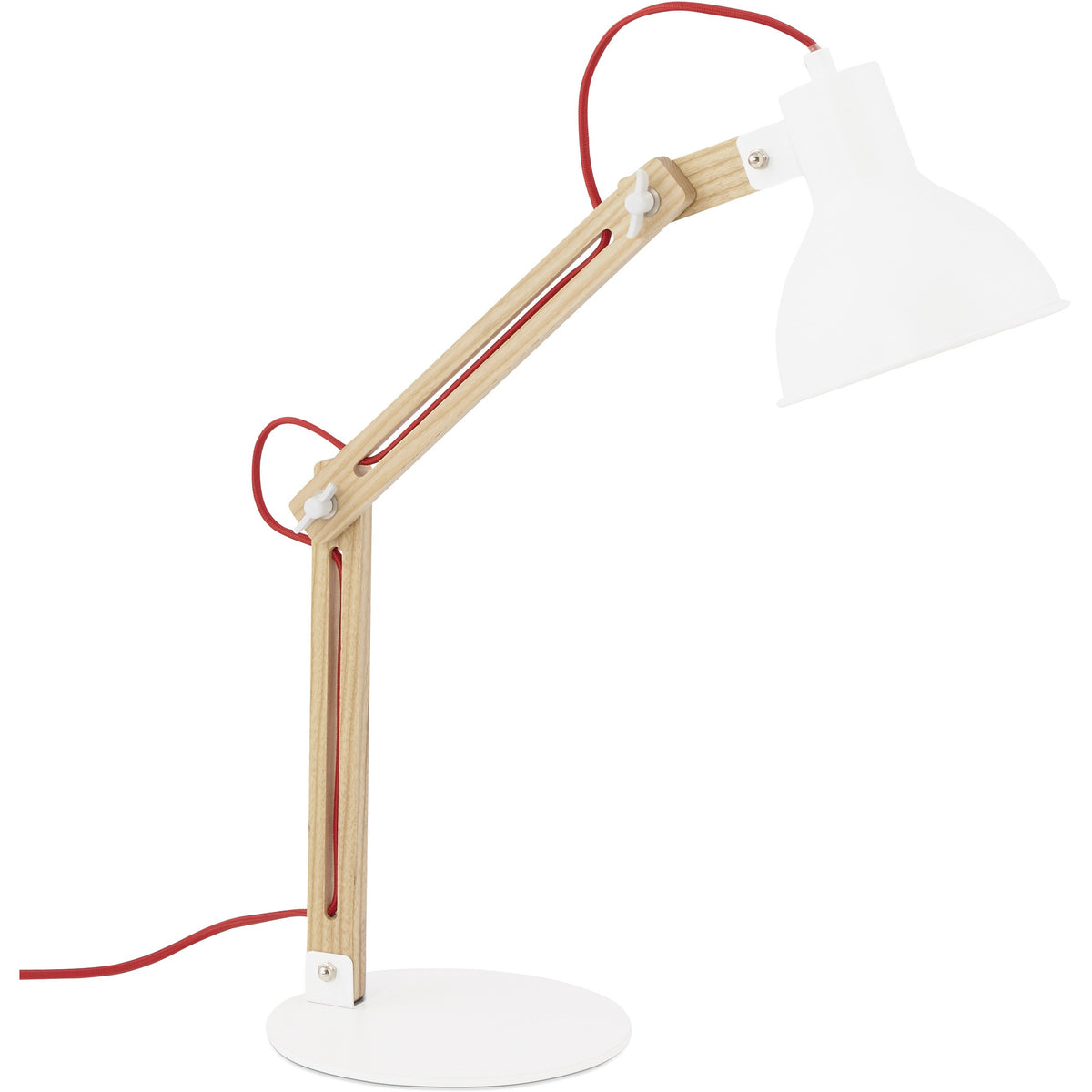 Designer bordlampe - Hvid