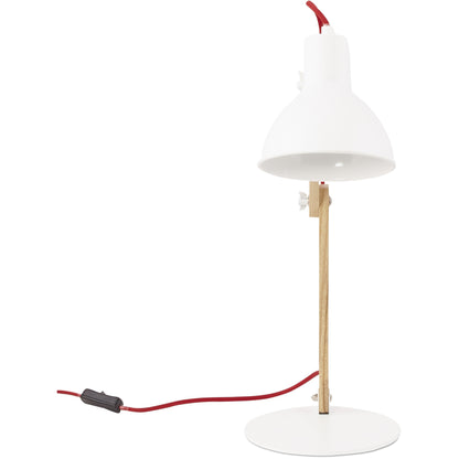 Designer bordlampe - Hvid