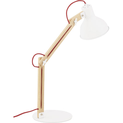 Designer bordlampe - Hvid