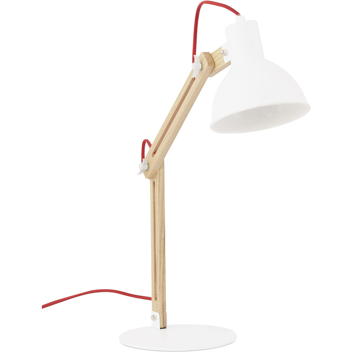 Designer bordlampe - Hvid