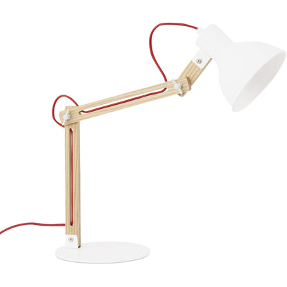 Designer bordlampe - Hvid