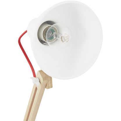 Designer bordlampe - Hvid