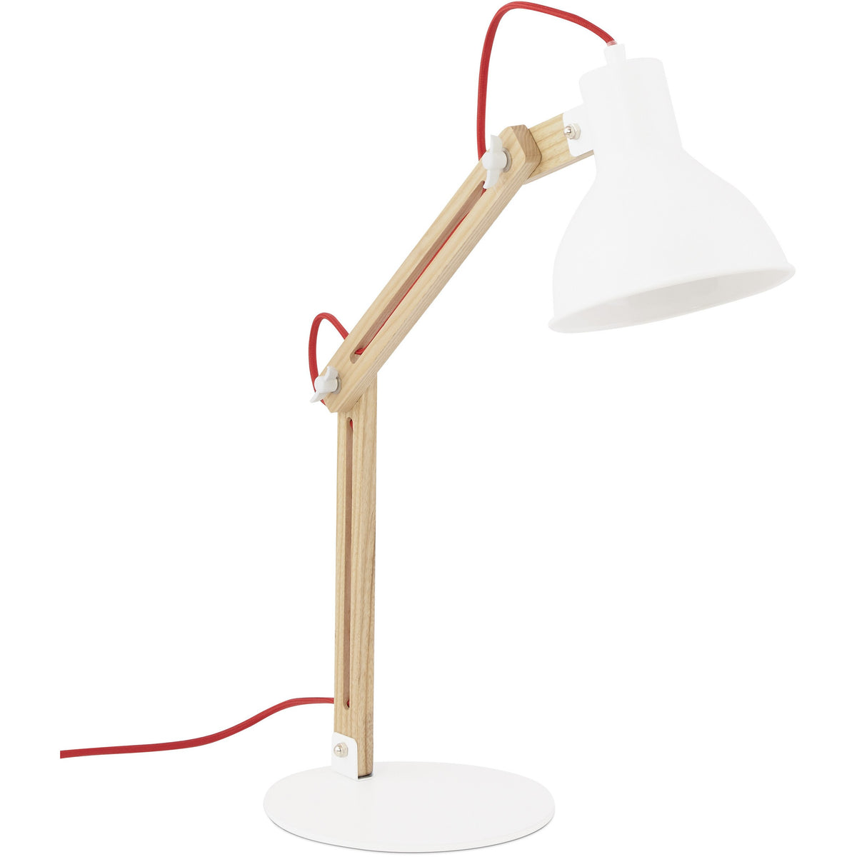 Designer bordlampe - Hvid