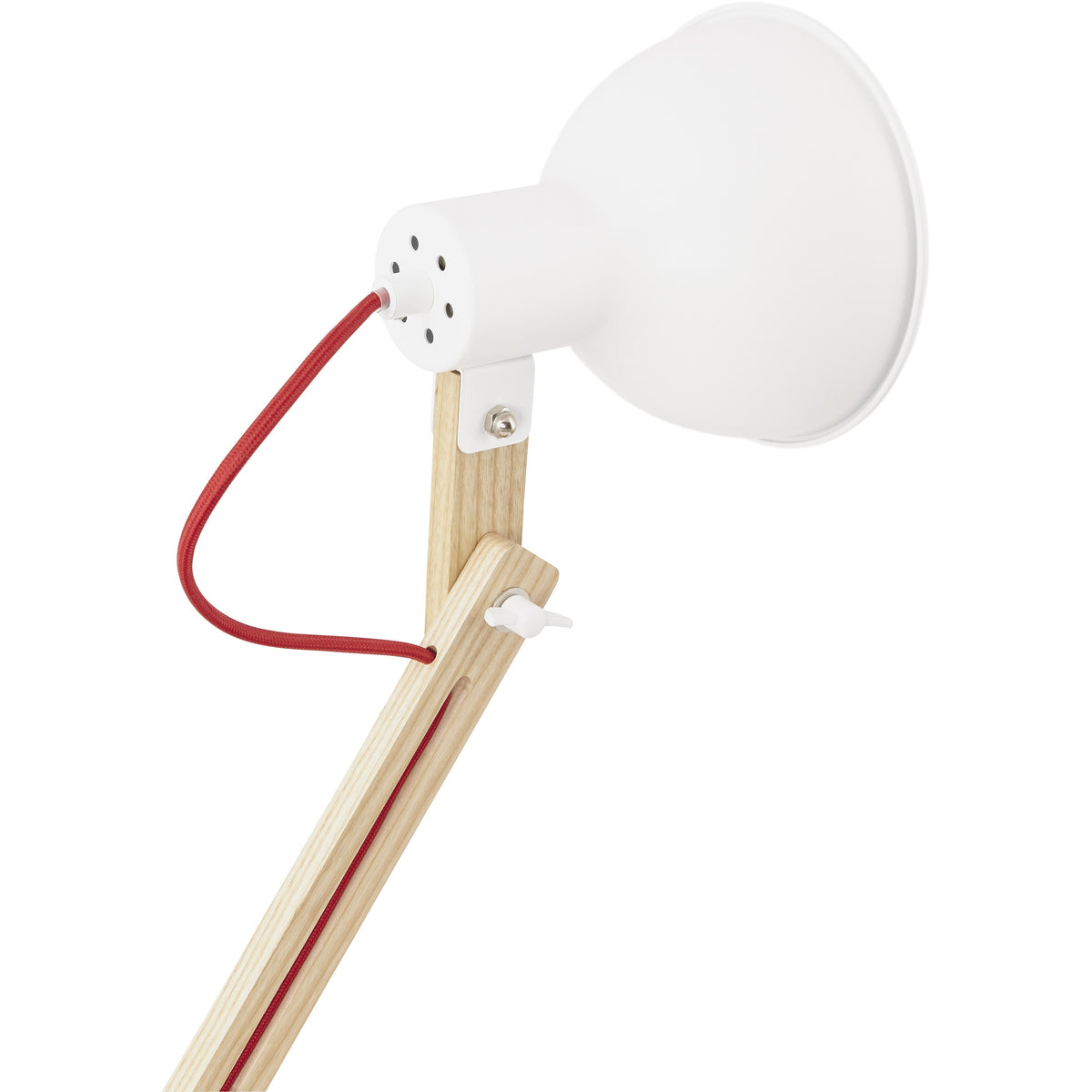 Designer bordlampe - Hvid