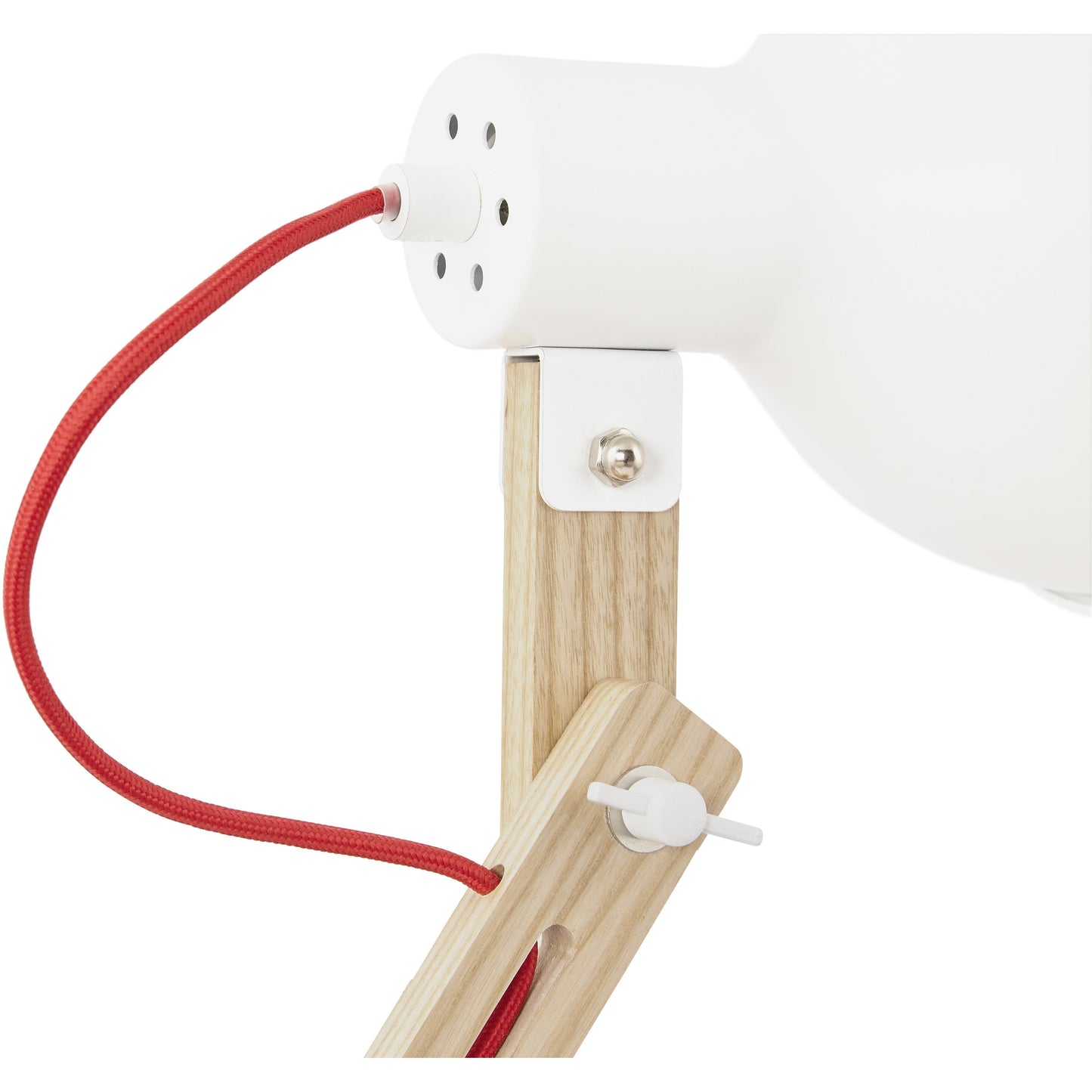 Designer bordlampe - Hvid