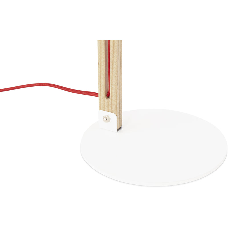 Designer bordlampe - Hvid