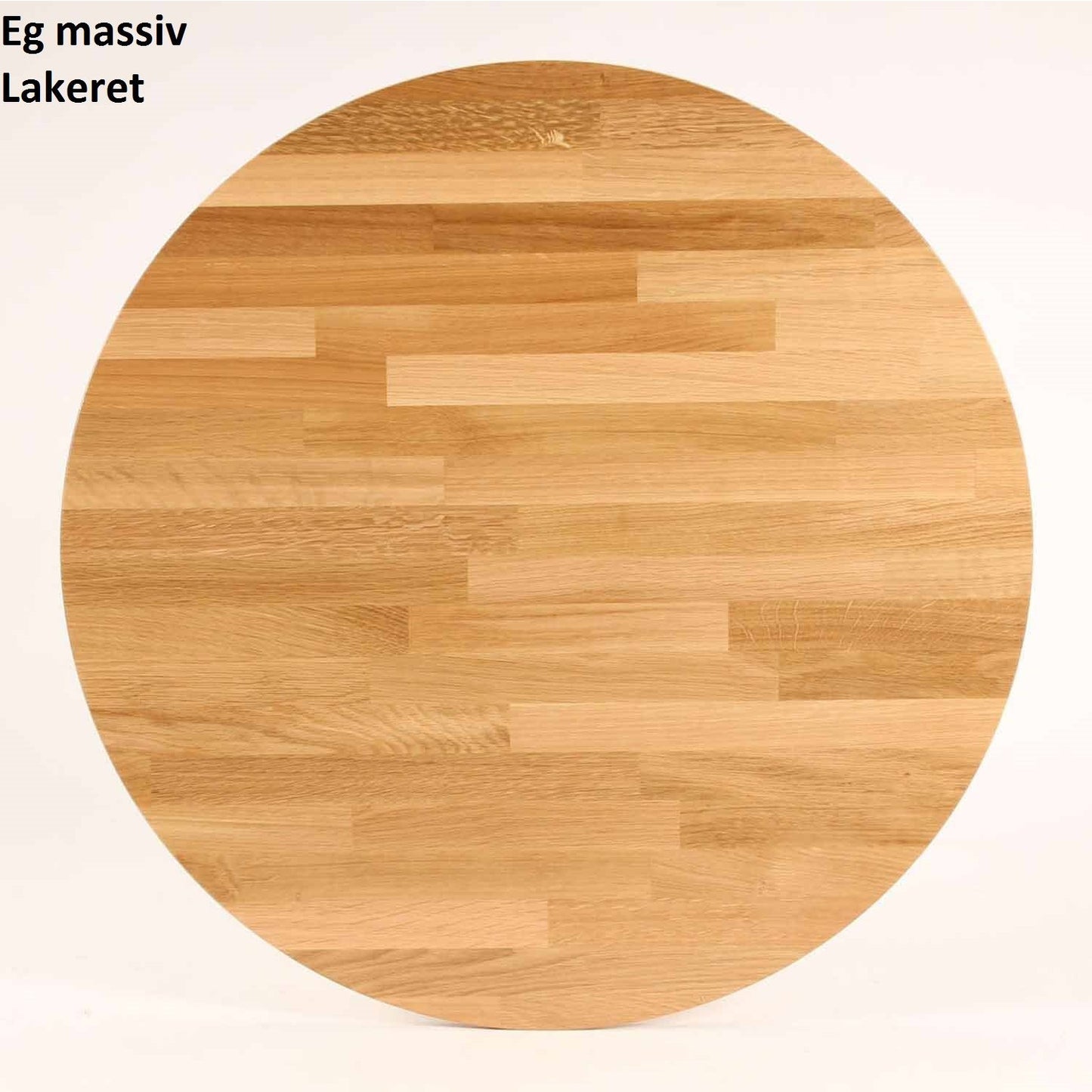 Spisebord, massiv eg, sorte metalben, 120 x 60 cm.