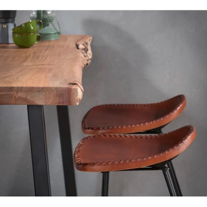 Barbord, 46 x 125 cm., massiv akacie træ.